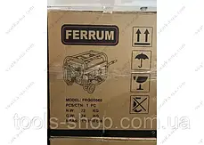 Бензиновий генератор FERRUM FRGGSS60CE: 5.5KW/6.0KW (Ручний стартер), фото 3