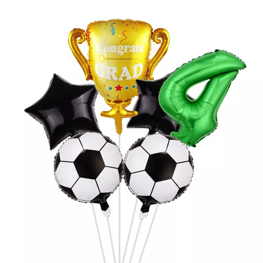 Фонтан із кульок Футбол з цифрою