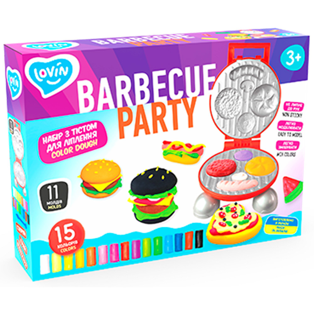 Набір для ліплення "Lovin" Barbecue Party 15 кольорів №41194(6)
