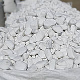 Галька мармурова біла "Тасос" Греція  (ціна за 1 кг від 1 тони), фото 4