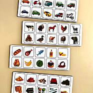 Дерев'яна настільна гра "Автопарк" Ubumblebees (ПСД082) PSD082 сортер-комодик, фото 7