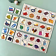 Дерев'яна настільна гра "Бітова техніка" Ubumblebees (ПСД001) PSD001 сортер-комодик, фото 3