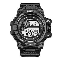 Чоловічий наручний годинник із чорним ремінцем код 687 продаж