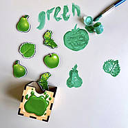 Дерев'яна настільна гра "Фігури" Ubumblebees (ПСД072) PSD072 сортер-комодик, фото 8