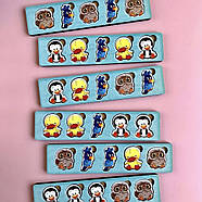 Дерев'яна настільна гра "Птахи" Ubumblebees (ПСД167) PSD167 сортер-комодик, фото 7