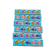 Дерев'яна настільна гра "Морські мешканці-1" Ubumblebees (ПСД003) PSD003 сортер-комодик, фото 2