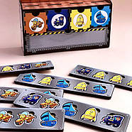 Дерев'яна настільна гра "Транспорт-2" Ubumblebees (ПСД006) PSD006 сортер-комодик, фото 3