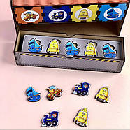 Дерев'яна настільна гра "Транспорт-2" Ubumblebees (ПСД006) PSD006 сортер-комодик, фото 5