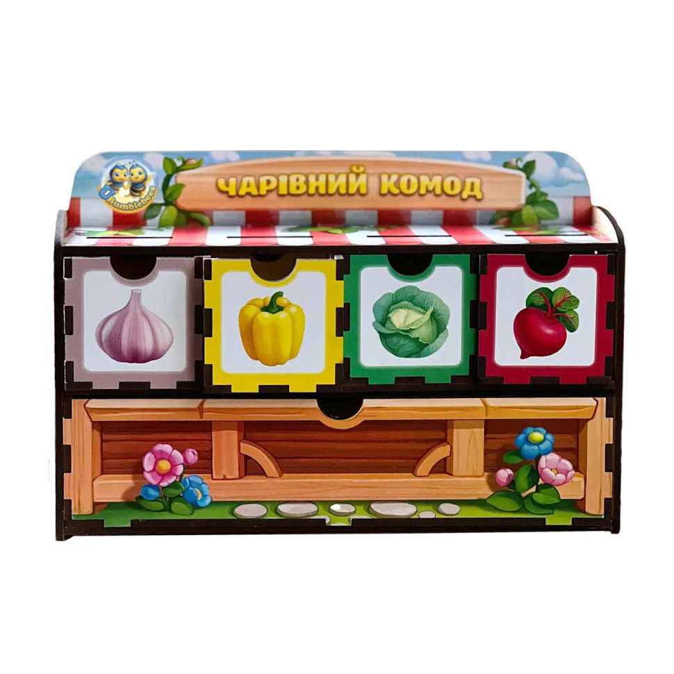 Дерев'яна настільна гра "Счет -1" Ань-Ян (ПСД069) PSD069 сортер-комодик, фото 1