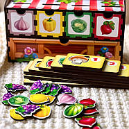 Дерев'яна настільна гра "Счет -1" Ань-Ян (ПСД069) PSD069 сортер-комодик, фото 4