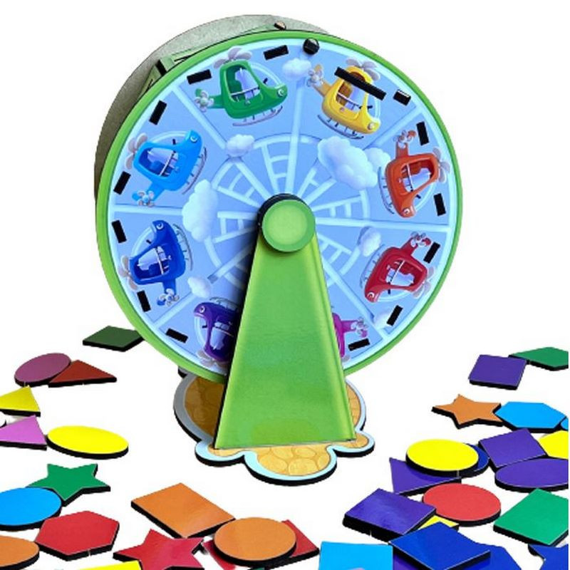 Дерев'яний сортер "Барабан" Ubumblebees (ПСФ135) PSF135 геометричні фігури, фото 1