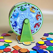 Дерев'яний сортер "Барабан" Ubumblebees (ПСФ135) PSF135 геометричні фігури, фото 4