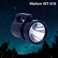 Профессиональный светодиодный прожекторный фонарь Watton WT-018 15 W 800 Лм аккумуляторный переносной топ