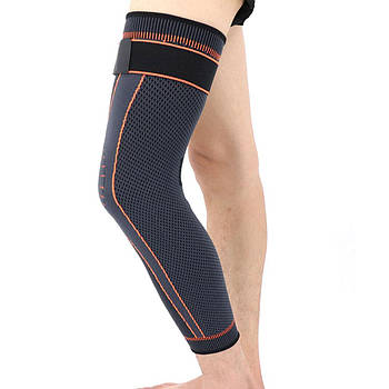 Наколінник з фіксуючим ременем KNEE SUPPORT MA-23 / Еластичний бандаж колінного суглоба / Фіксатор для коліна