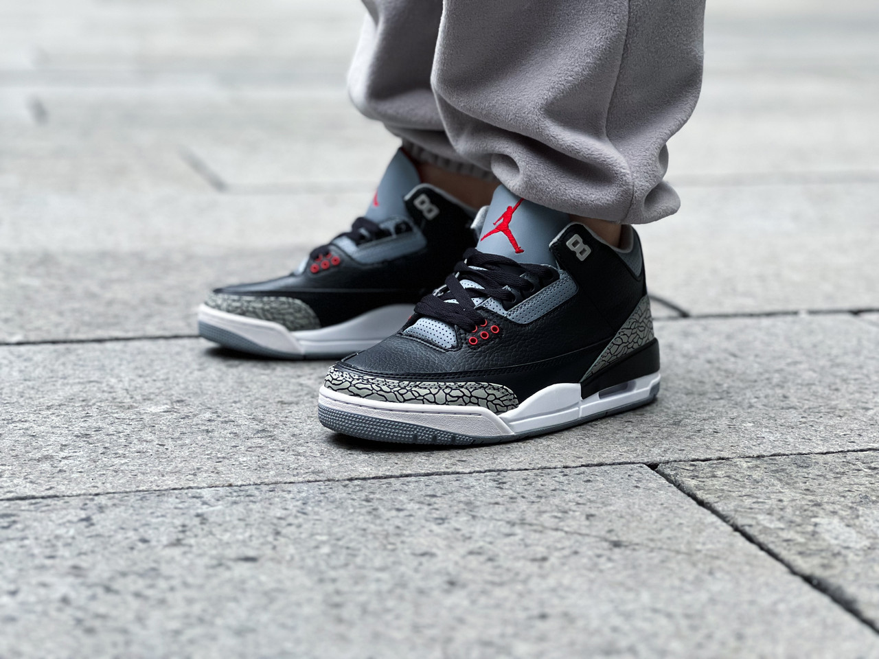 Кросівки жіночі Air Jordan 3 Retro "Black Cement" / 854262-001 (Розміри:36,38)