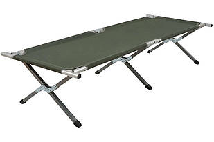 Розкладачка розкладна Highlander Aluminium Camp Bed Green (FUR041-GN)