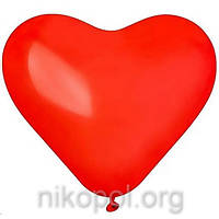 Воздушные шарики 10 дюймов "Сердце" 100шт. CR/45 (25 см.)