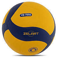 Волейбольный мяч клееный мяч для волейбола ZELART PU №5 VB-7550