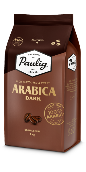 Кава в зернах Paulig Arabica Dark 1 кг Фінляндія