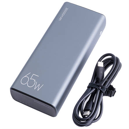 Power Bank 30000mAh 111Wh USAMS CM PB59 65W Fast Charge черный (USAMS) + 100W кабель, фото 1