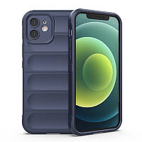 Силіконовий чохол Wavy для iPhone 12 Dark Blue
