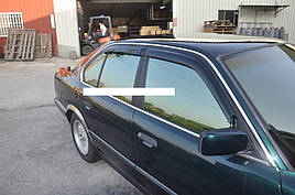 Дефлектори вікон (вітровики) BMW 5 seria 1988-1996 (E34) Седан 4шт (HIC)