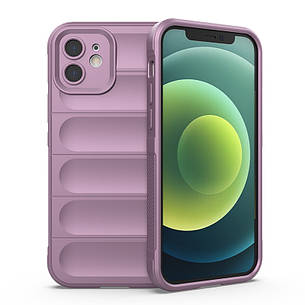Силіконовий чохол Wavy для iPhone 12 Blueberry, фото 1
