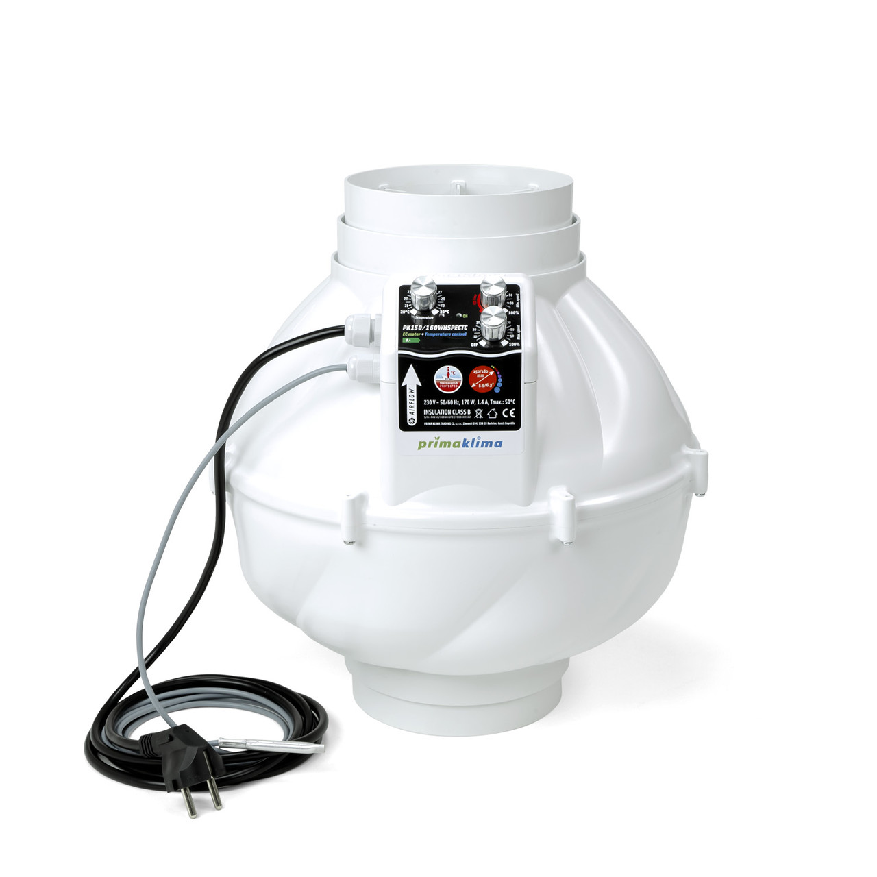 Тихий вентилятор Prima Klima Whisperblower EC-TC Ø150 мм 1400 м3/год