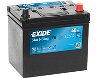 Аккумулятор EXIDE START-STOP EFB 60Ah ASIA Ев (-/+) (520EN) (д232*ш175*в225) EL604