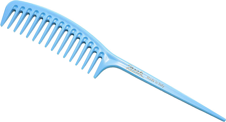Гребінець з розділювачем Janeke блакитний, фото 1