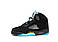 Чоловічі чорні кросівки Nike Air Jordan 5, фото 3