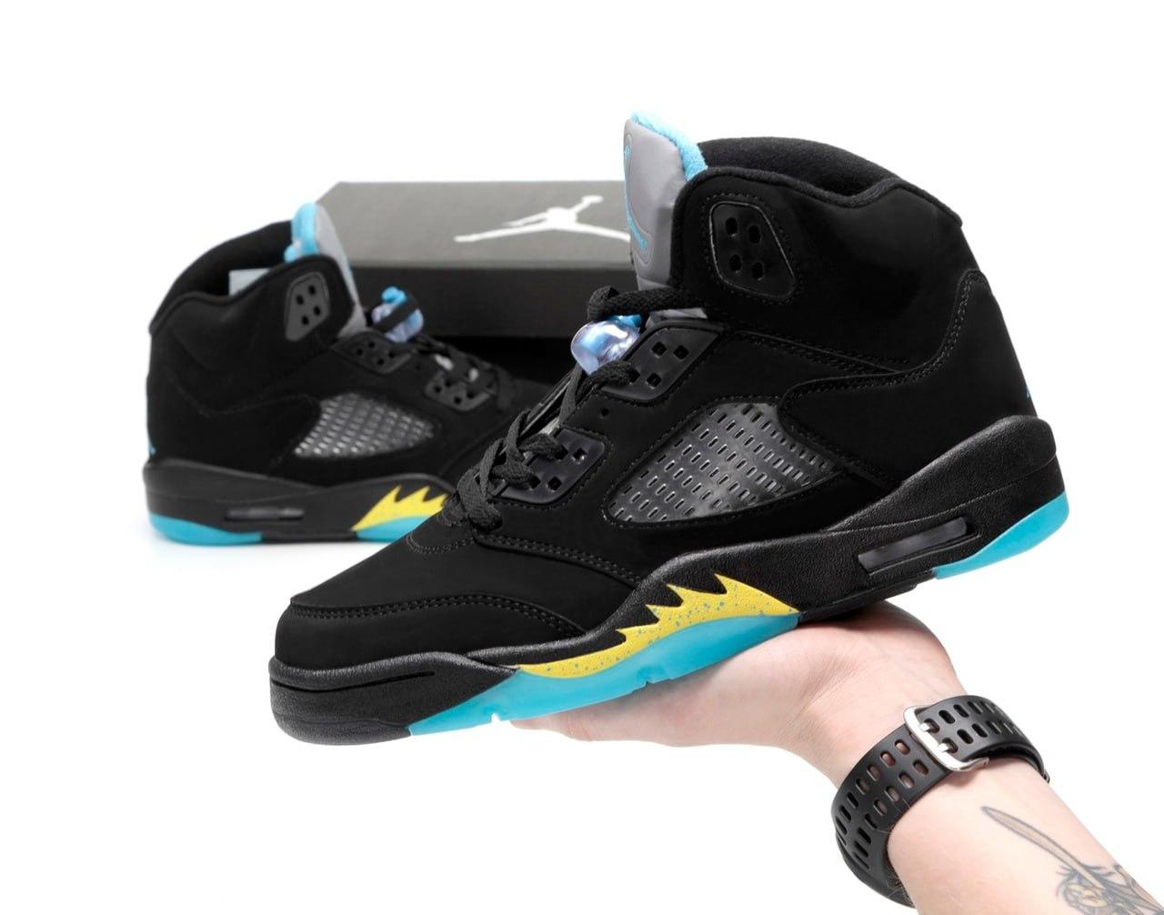 Чоловічі чорні кросівки Nike Air Jordan 5