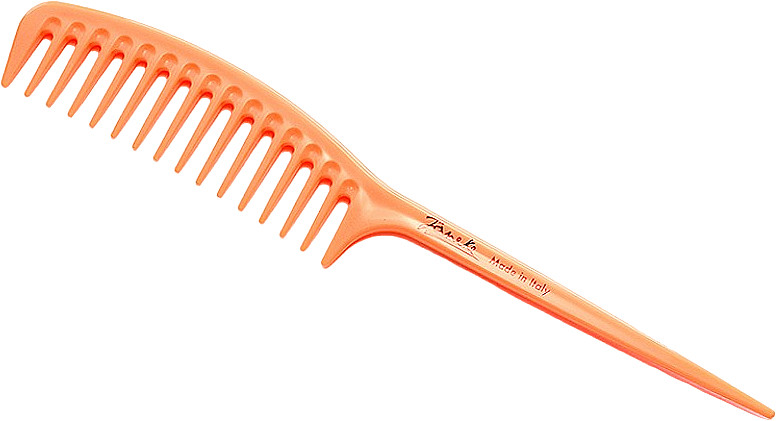 Гребінець з розділювачем Janeke оранжевий, фото 1