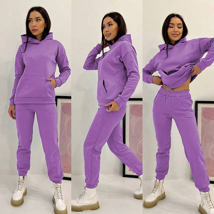 Неймовірний жіночий костюм, тканина "Трикотаж на флісі" 44, 46, 48, 50 розмір 44, фото 1