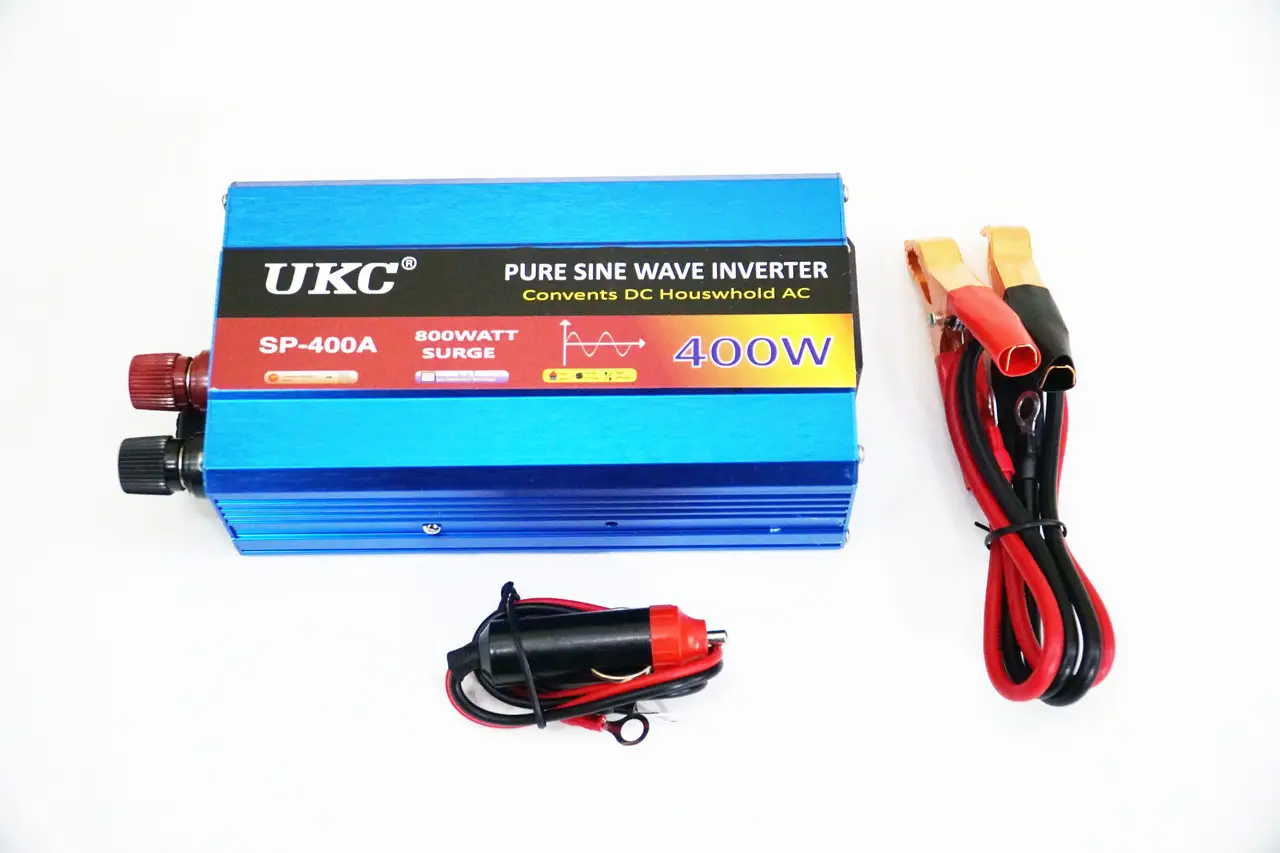 Чистий синус 12V 400W інвертор напруги UKC AC/DC 400W