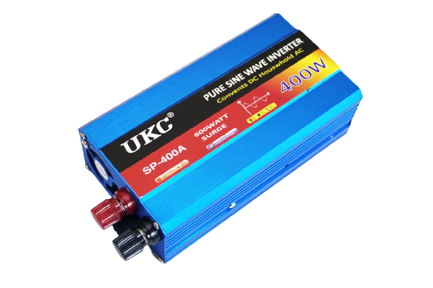 Автомобільний інвертор UKC AC/DC 12v 400W чистий синус