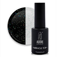 Закрепитель для гель-лака ADORE Miracle Top №1 Golographic Glitter 7,5 мл (17970Es)