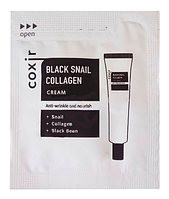 Крем антивозрастной с коллагеном Coxir Black Snail Collagen Cream Anti-Wrinkle And Nourish 2 мл (16746Es)