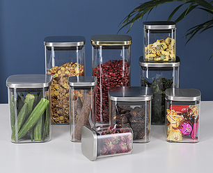 ÷ місткість для зберігання круп. Модель RD-1754 10х11см (800)