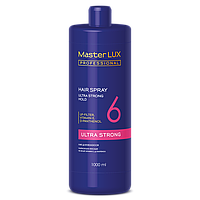 Лак для волосся ультрасильної фіксації Master LUX Professional Hair Spray 1000 мл (19230Be)
