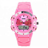 Уцінка!! Skmei 0821 easy II рожевий жіночий спортивний годинник