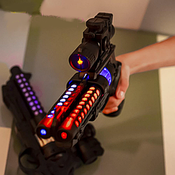 Іграшковий пістолет, що світиться, звуковий подвійний