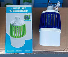 Лед ліхтар акумуляторна лампа кемпінг +захист від комарів