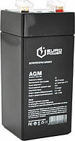 Аккумуляторная батарея AGM EUROPOWER EP4-4F1 4V 4Ah (47x47x100 (105)) Black Q30/2160