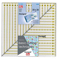 Універсальна лінійка із сантиметровою шкалою 20 см x 20 см, Prym