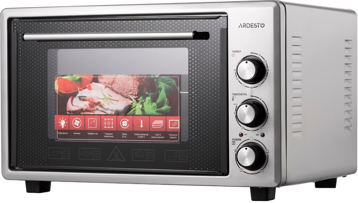 Электропечь / настольная духовка Ardesto MEO-S40FGG 40л, Таймер (ID ...