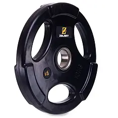 Диск прогумований 10 кг на гриф 50 мм Zelart TA-5160-10