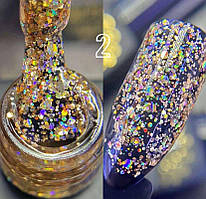 Гель лак Diamond Ball Global Fashion № 02, 8 мл