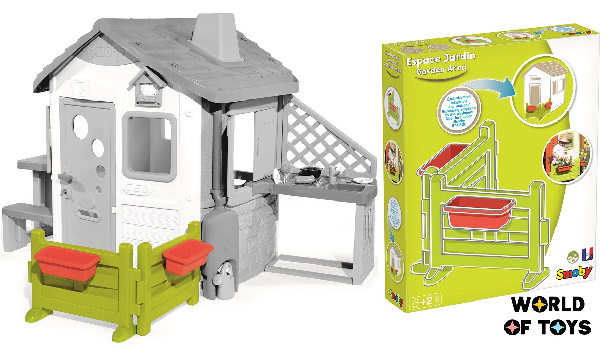 Кутова огорожа будинку з 2 квітниками Smoby, 2+ | 810904