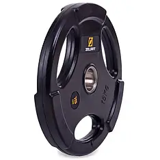 Диск прогумований 15 кг на гриф 50 мм Zelart TA-5160-15